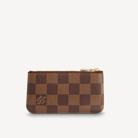 FULL SET | LOUIS VUITTON KEY POUCH - Damier Ebene - Picture 4 of 4
